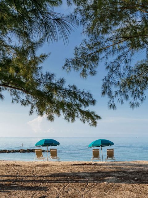 Beach chairs are inviting at Fort Zachary Taylor Historic State Park. 